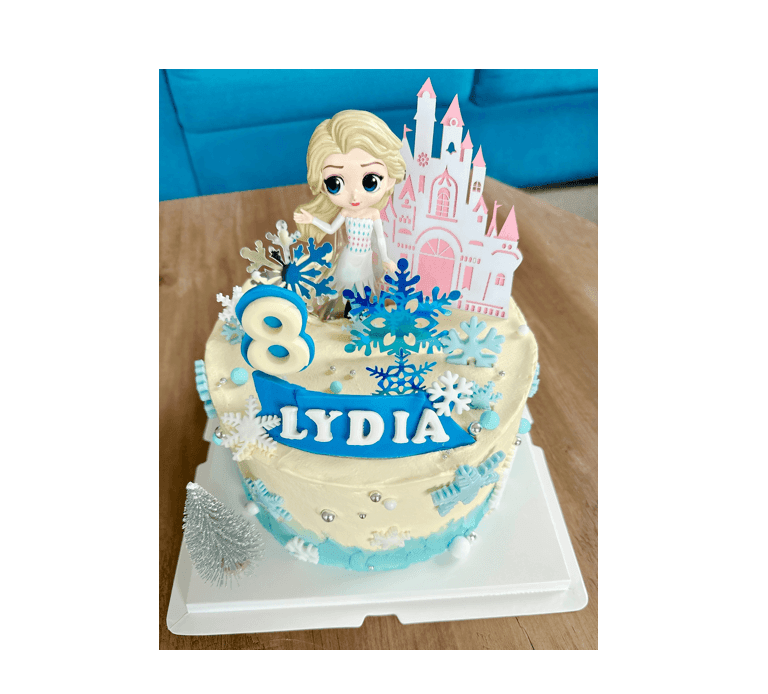 Elsa Cake (6/8" - $120/$180)
