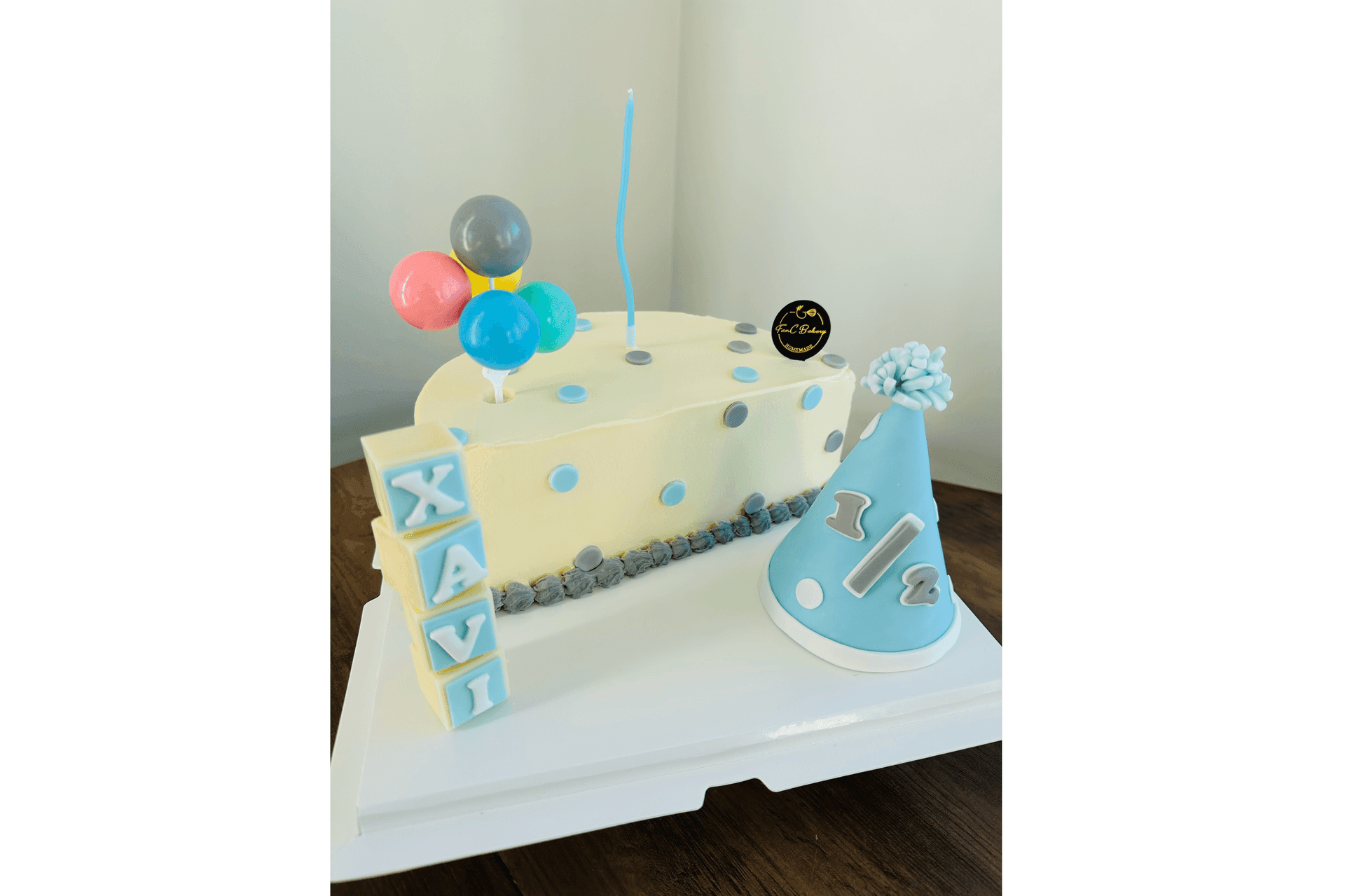 Half Years Old Cake