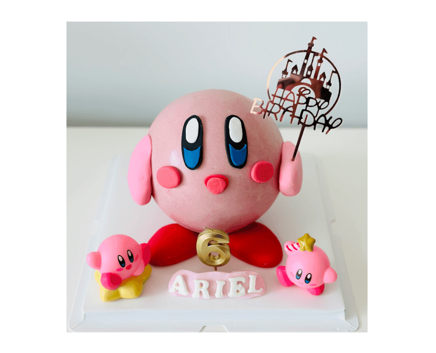 Kirby Smash Cake (6/8" - $120/180)