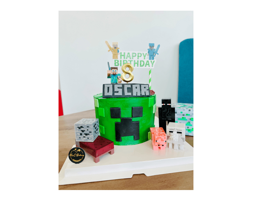 Creeper Cake (6/8" - $120 / 170)